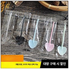삽모양 숟가락 스푼 푸딩 케이크 개별포장 1000개입 요거트, 혼합 색상 독립 포장 100개, 1개, 1개