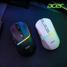 에이서 블루투스 게이밍 유무선 마우스, 화이트, EMR210
