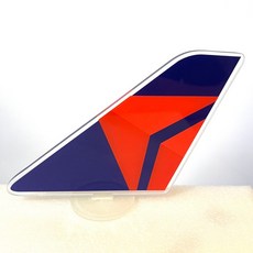 RBF 絕版 Delta 塑料尾翼 12x16cm 飛機尾翼 A1216-T-DL, 1個