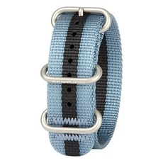 BERTUCCI DX3 B-172 그레이 w/블랙 스트라이프 22mm 나일론 시계 밴드 및 블랙. 활성 217326