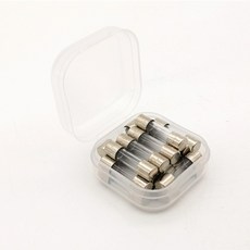 유리관휴즈 자동차 퓨즈 세트 20개/로트 T5A 250V 5 x 20mm 슬로우 블로우 유리관 UL VDE RoHS 승인 5암페어., [01] 옵션1