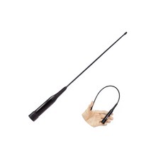 軟鞭車天線 雙頻車天線 144/430MHz M-P接頭 台灣公司貨