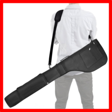 월드맘 골프 휴대용 접이식 하프백 골프가방 430g, 블랙