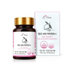 ETime 維生素B12保健錠 400mg 36g, 90顆, 1罐