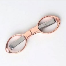 다기능 접이식 가위 편지지 DIY 도구 플라스틱 손잡이 8 단어 스트레치 를위한 스테인레스 스틸 안전, Rose gold