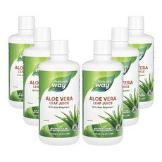 네이쳐스웨이 알로에베라잎즙 무맛 1L(33.8fl oz), 1L, 6개