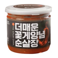 [이룸찬] 더매운 순살 양념게장 300g 순살게장 양념순살장 매운게장, 1개