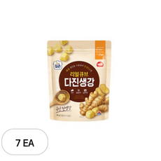 해표 리얼큐브 다진생강, 7개, 23g