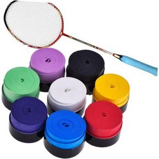 스쿼시그립 핸들 손잡이 10pc 배드민턴 스쿼시 라켓 그립 테이프 스웨트밴드 접착 오버그립 엘라스틱 퓨 테니스 배드민턴에 적합