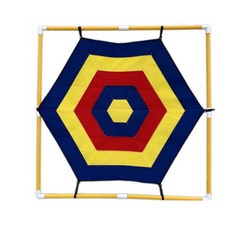 찍찍이 과녁 다트 공던지기 체육대회 어린이집 체육교구, 1개, 95cm 숫자 타겟+지지대+공20