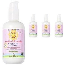 캘리포니아베이비 에브리데이 어린이로션 오버타이어드 & 크랭키, 4개, 251ml