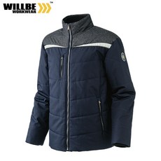 윌비 네이비 V 패딩점퍼 작업복 작업복점퍼 회사단체복 PR702