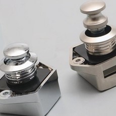 서랍 잠금장치 캐러밴 푸시락 도어 수납 차박 안전 고정, 1개, GFarm  2-푸쉬락펄니켈-26mm