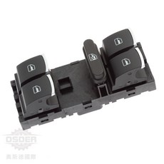 奧斯德VAG 5K4959857A 福斯 VW GOLF MK6 6代 電動窗升降機玻璃開關, 1個, 副廠精品