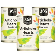 365 홀푸드마켓 아티초크 하츠 쿼터드 400g, 3개