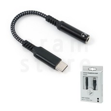 usbc to 3.5mm 이어폰 잭 스마트폰 핸드폰 젠더 BK cto3.5 usbc타입젠더