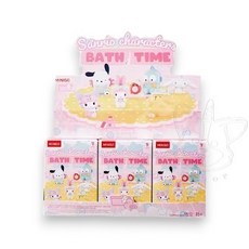 【M.M小舖】現貨 名創優品 三麗鷗系列沐浴時光盲盒 洗澡 大耳狗 布丁狗 公仔 盲抽 一中盒6入, 一中盒(請下標6次) Y6023, 1個