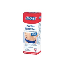SOS 먹는 숯 30정 독소배출 독일 직배송, 3개