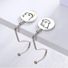 이동식 강아지 책상 걸이 학생용 책가방 사무실 테이블, 눈을 가리고 우는 것 개복