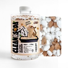 기화 고양이 모래 탈취제 클린소다 호두껍질, 1개, 1.15kg