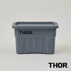 THOR BOX 收納箱 22L (附蓋) #3007, 灰藍, 1個