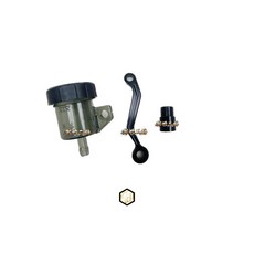 BREMBO 油杯支架 燻黑油杯 斜角 15cc 45度 義大利公司貨, 1個