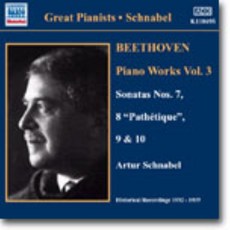 [CD] Artur Schnabel 베토벤: 피아노 소나타 7번 8번 `비창` 9번 10번 (Beethoven: Piano Works Vol.3) 아르투르 슈나벨, NAXOS, CD