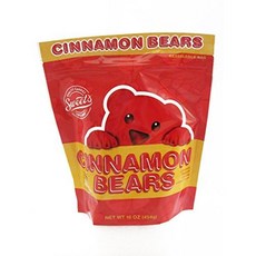 스위트 캔디 컴퍼니 레드 시나몬 구미 베어스 - 뜨겁고 매운 Sweet Candy Company Red Cinnamon Gummy Bears - Hot and Spicy Cinna, 1개, 454g