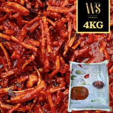 [반찬단지] 최상급 무말랭이무침 4kg [ 업소용 대용량 반찬 무말랭이 ], 1개