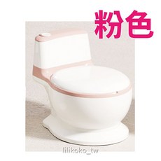 哩哩摳摳 學習馬桶, 有沖水聲兒童馬桶粉色(超取限1個)