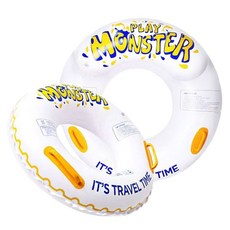 중형 레저 물놀이여행 몬스터튜브 화이트튜브 중형튜브 80cm, 몬스터튜브80cm