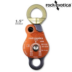 Rock Exotica Omni 1.5 Double 萬向滑輪/雙滑輪 P51 D / P51 D-B, 橘色 P51 D, 1個