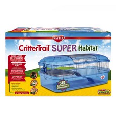 Kaytee CritterTrail SUPER Habitat 寬敞飼養籠 適合倉鼠、龍貓、兔子, 1個