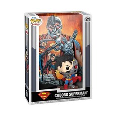 Funko 펀코팝 코믹 커버 DC - 사이보그 슈퍼맨 코믹스 피규어 선물 아이디어 상품 및 장난감 토이 수집가를 위한 모델