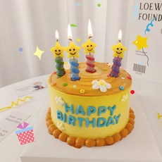 THE PARTY SHOP 香氛蠟燭 生日蠟燭, 1個, 20g, 星星