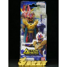 BANDAI 萬代 特加神機器人 紅狼者 可動公仔 16處關節可動 附武器, 1個