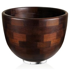 키친에이드 4.5 및 QT 틸트 헤드 모델과 호환되는 아카시아 목재 믹싱 볼 KitchenAid 스탠드 믹서용 나무 믹서 볼