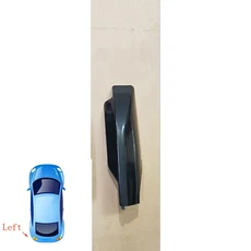 Toyota RAV4 2009 2010 2011 2012 용 자동차 전면 또는 후면 루프 랙 수화물 바 레일 엔드 쉘 커버, 07 Rear Left Black