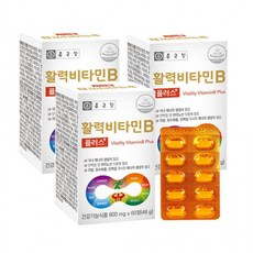 멀티비타민 종근당 활력비타민B 플러스 800mgx60정 3개 영양제, 1개, 1정