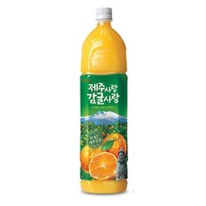 롯데)제주사랑감귤사랑 1.5L-박스(12개입) nys+1219qs, 1.5L, 12개