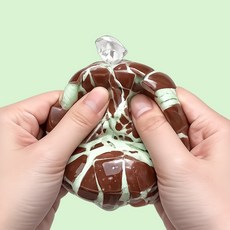 왁뿌볼 브라운 ASMR 크런치 왁스 말랑이 왁스볼 스퀴시 스트레스해소, 랜덤