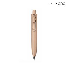 유니볼 원 P 포켓 미니 볼펜 0.38mm, 0.38mm 커피