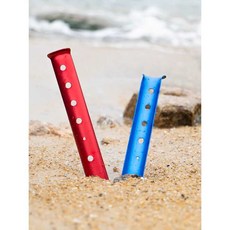 NRJY 샌드팩 해수욕장 텐트 팩 스노우 해변 고강도 타프 세트, 42cm 파랑 8개+가방, 1개