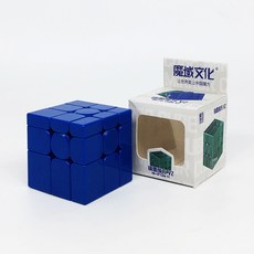 3X3 MoYu Mirror V2 큐브 33 뭐위 미러큐브 퍼즐 333, Blue(Non-Magnetic), 1개
