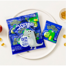 에치와이 브이푸드 야쿠르트 구미젤리 사과맛, 21g, 10개