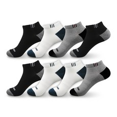 Crocodile 鱷魚 男款 Lusso 運動短襪 8雙組 CD234