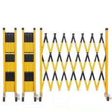 스텐 공장 교문 대문 바트 스텐자바라문, 1개, 옐로우앤블랙 두꺼운 1.2x2m
