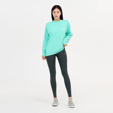 위크나인 여성용 올데이 9부 워터레깅스, 차콜