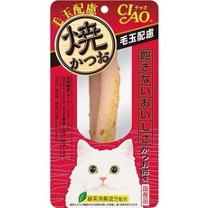 CIAO 魚柳條 本鰹燒 貓咪零食 鰹魚風味 獨立包裝 綠茶消臭, YK-27 毛球排出 鰹魚風味, 25g, 1個