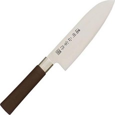 營部連 日本製濃州正宗樹脂柄、鋒利耐用 適用於料理、野營與露營, 1個, 三德, 棕色